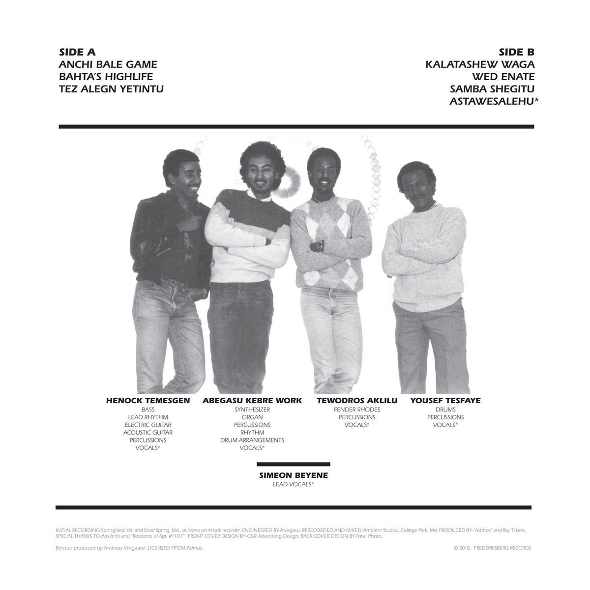 Admas - Sons of Ethiopia LP