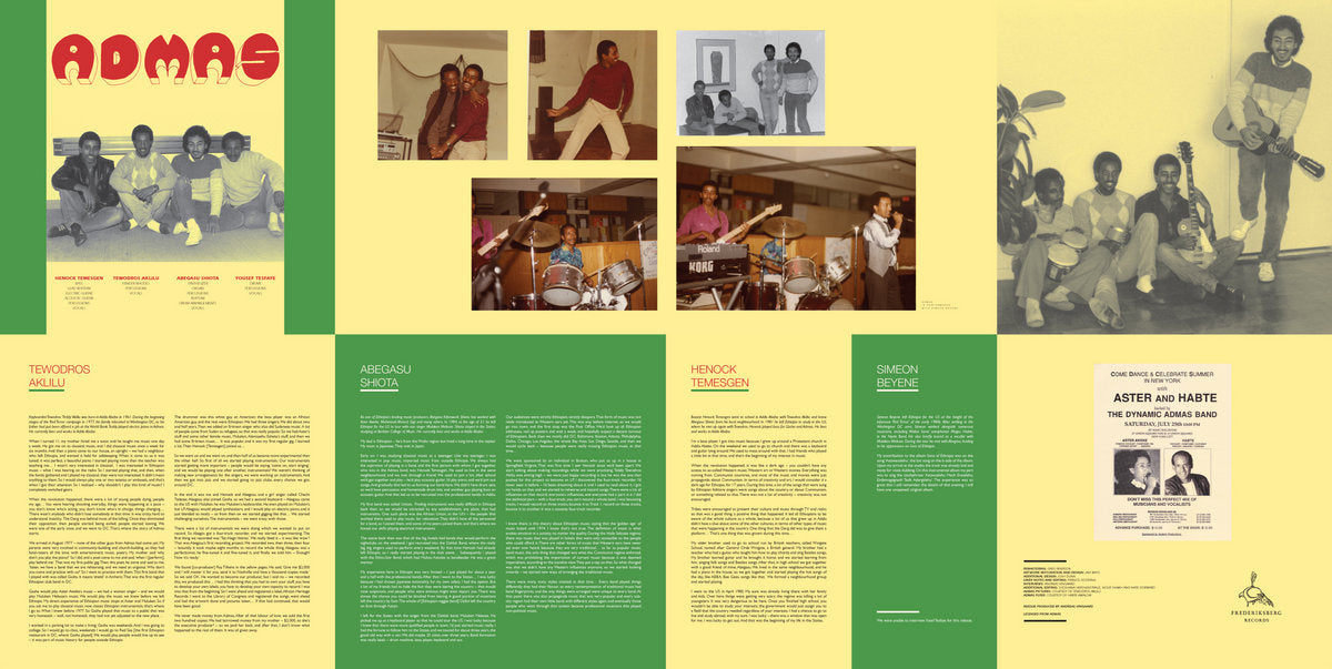 Admas - Sons of Ethiopia LP