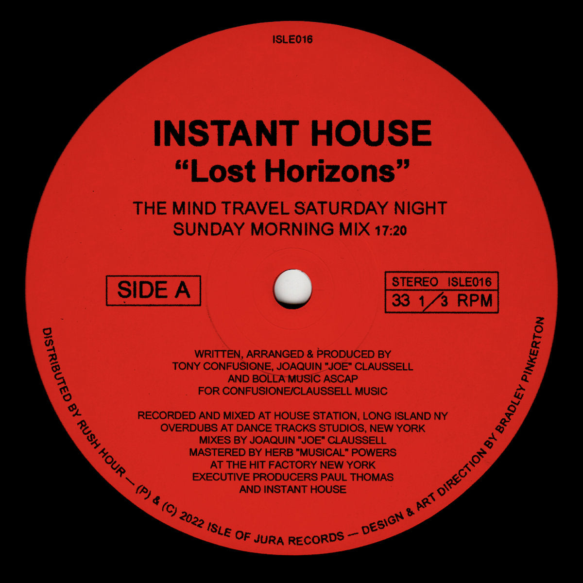 Instant House - Lost Horizons 12"
