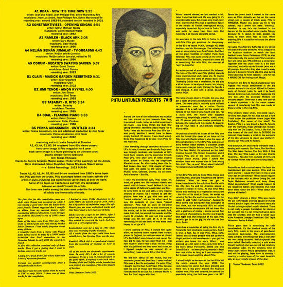 V/A - Piitu Lintunen presents 7Ai9 LP