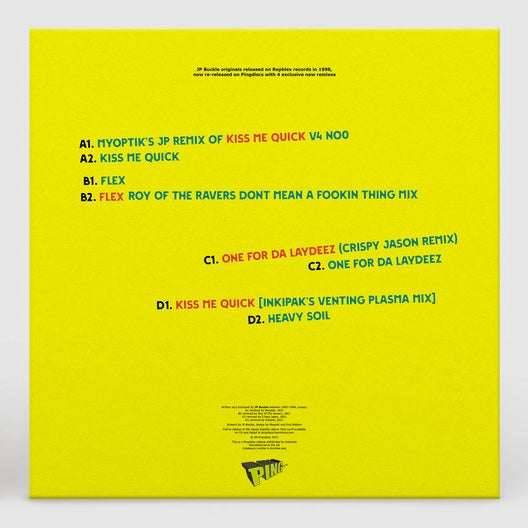 JP Buckle - Flyin Lo-Fi Remix 2x12"