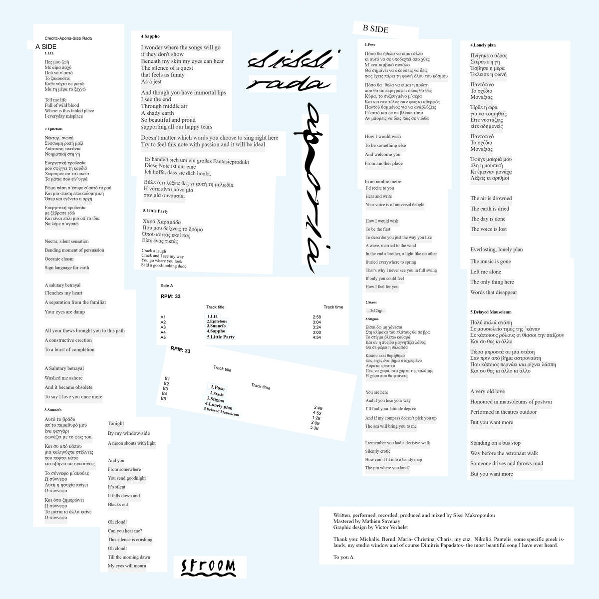 Sissi Rada - Aporia LP