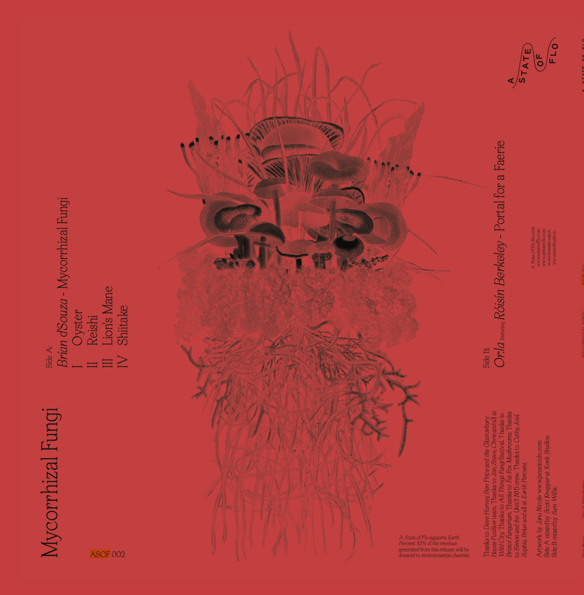 Brian d'Souza / Or:La - Mycorrhizal Fungi LP