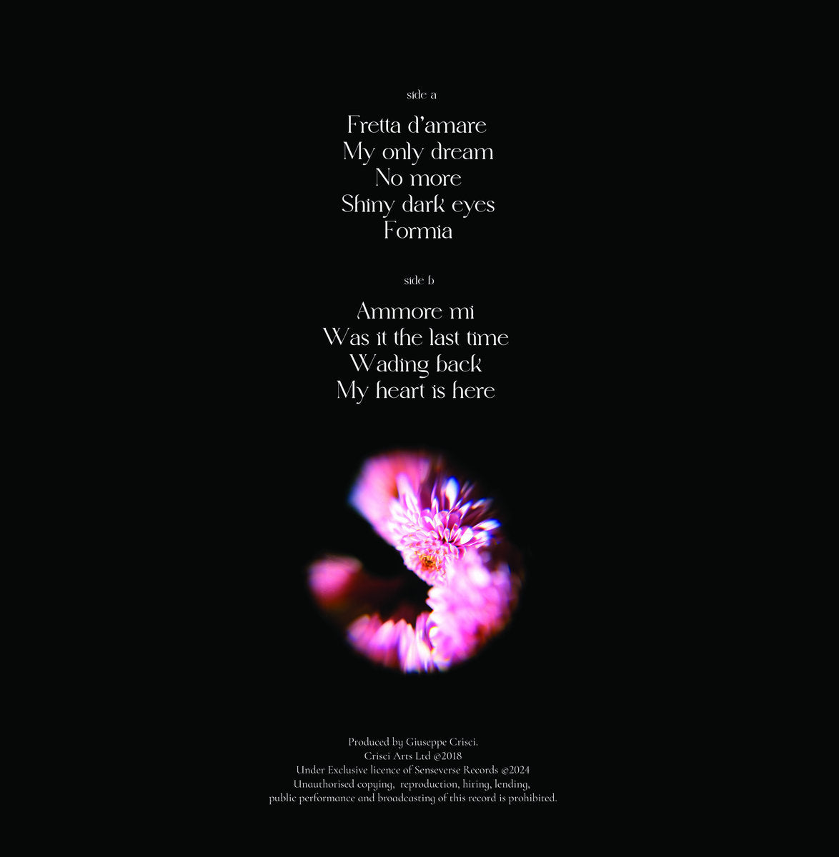 Giuseppe Crisci - Songs for A LP