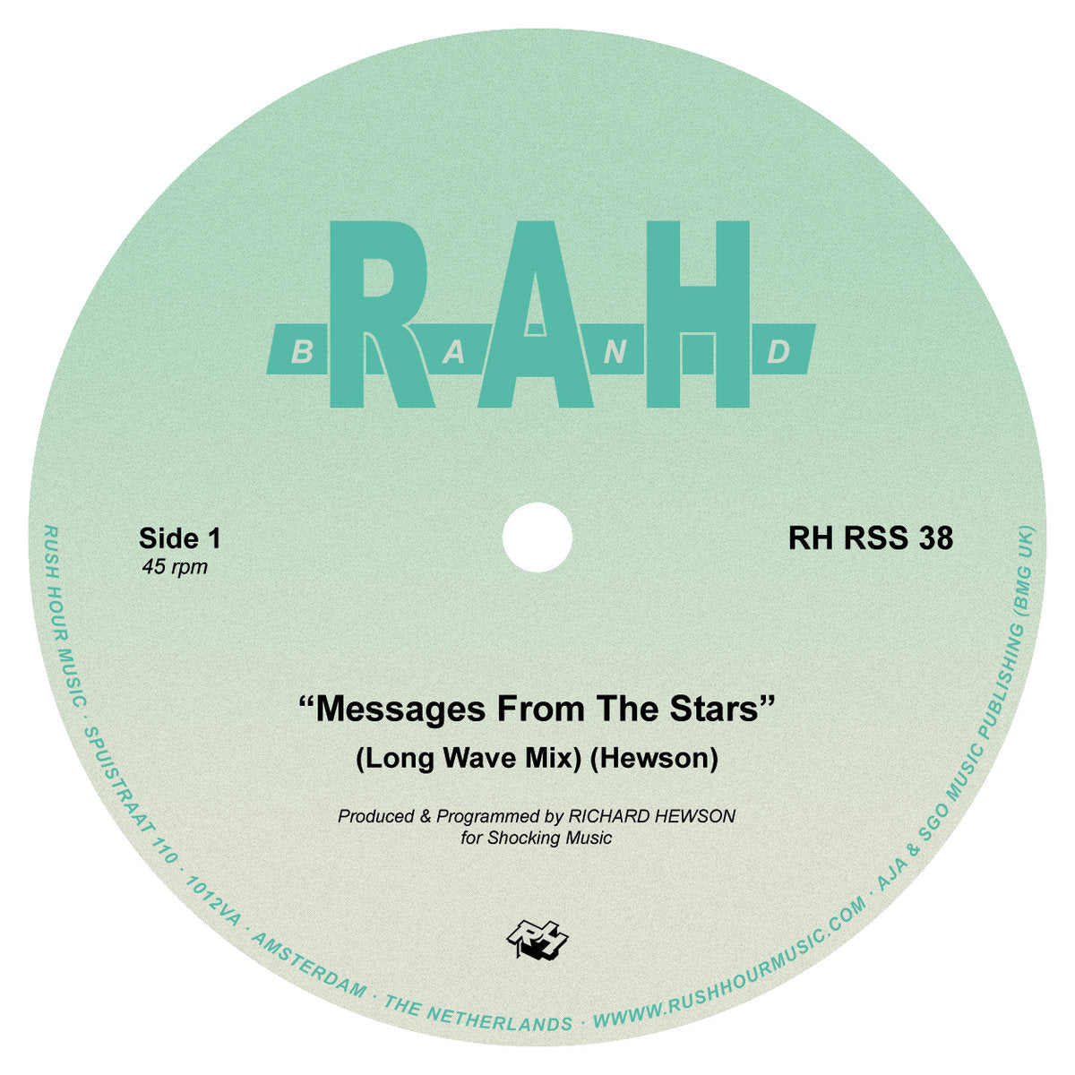 The Rah Band - Messages from the Stars 12"