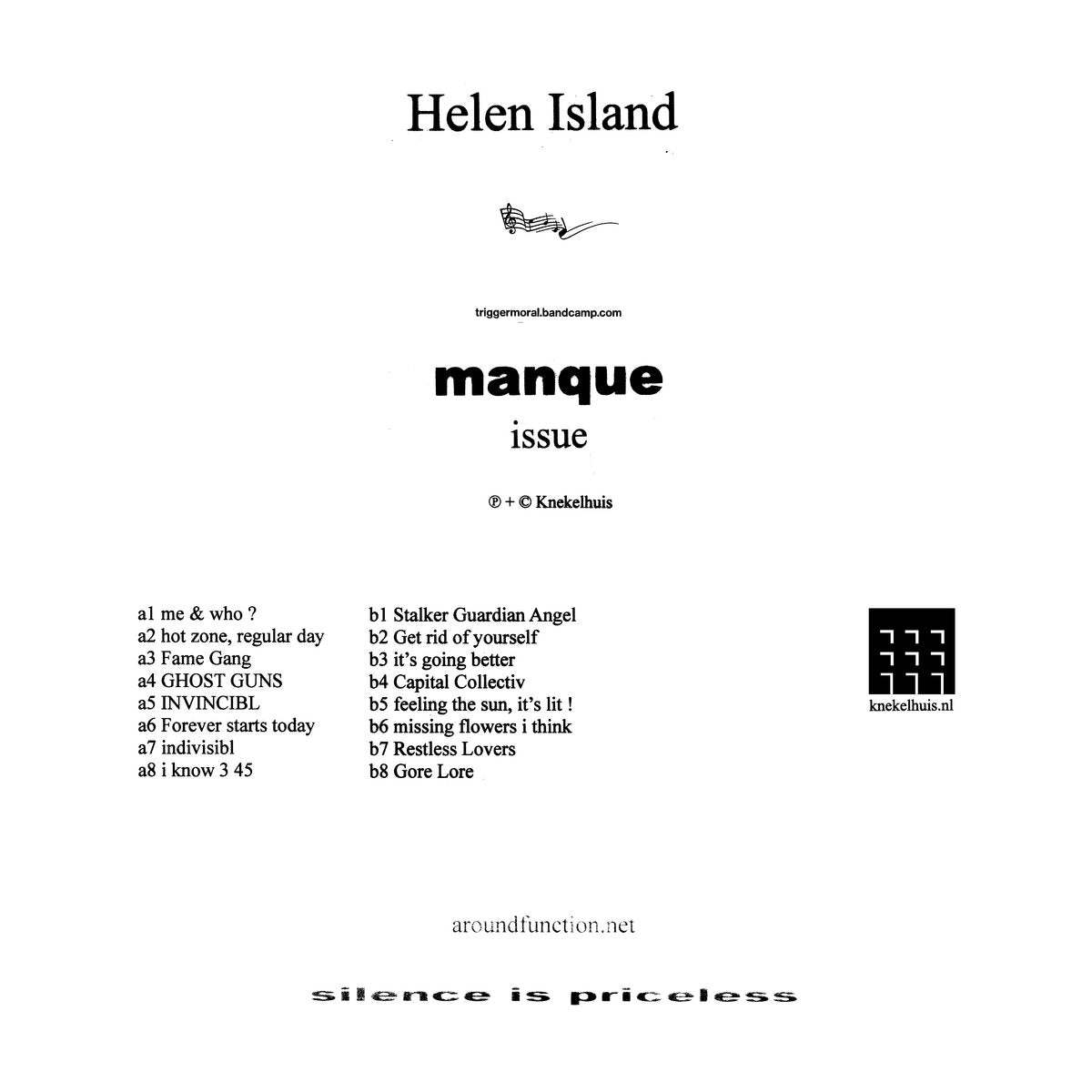 Helen Island - Silence Is Priceless LP (Pre-order)