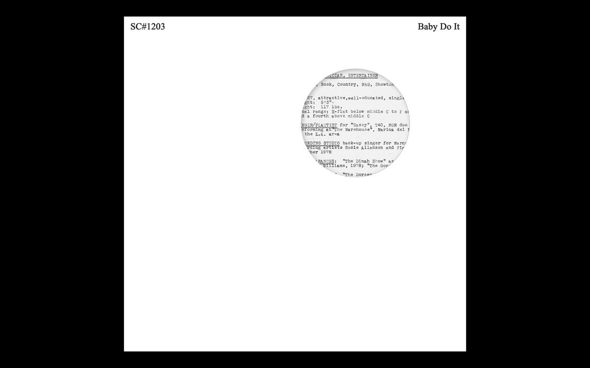 V/A - Baby Do It 12" (Smiling C)