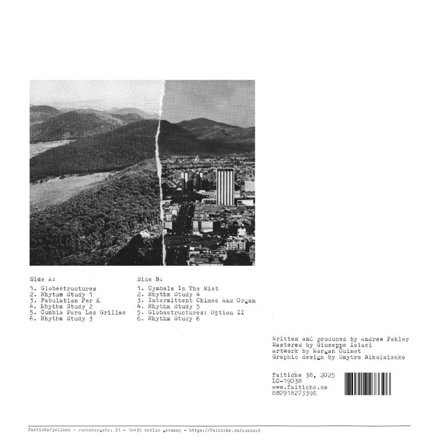 Andrew Pekler - New Environments & Rhythm Studies LP