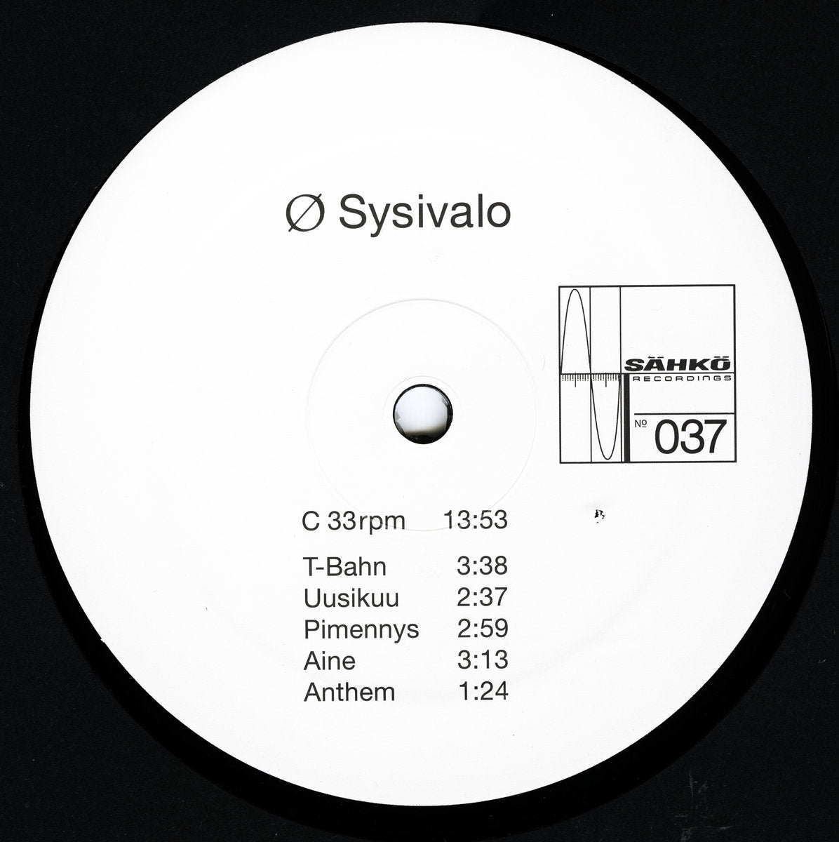 Ø (Mika Vainio) - Sysivalo LP + CD