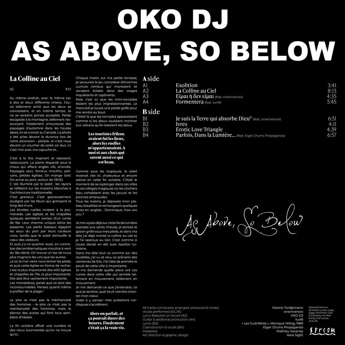 OKO DJ - As Above, So Below LP (Pre-order)