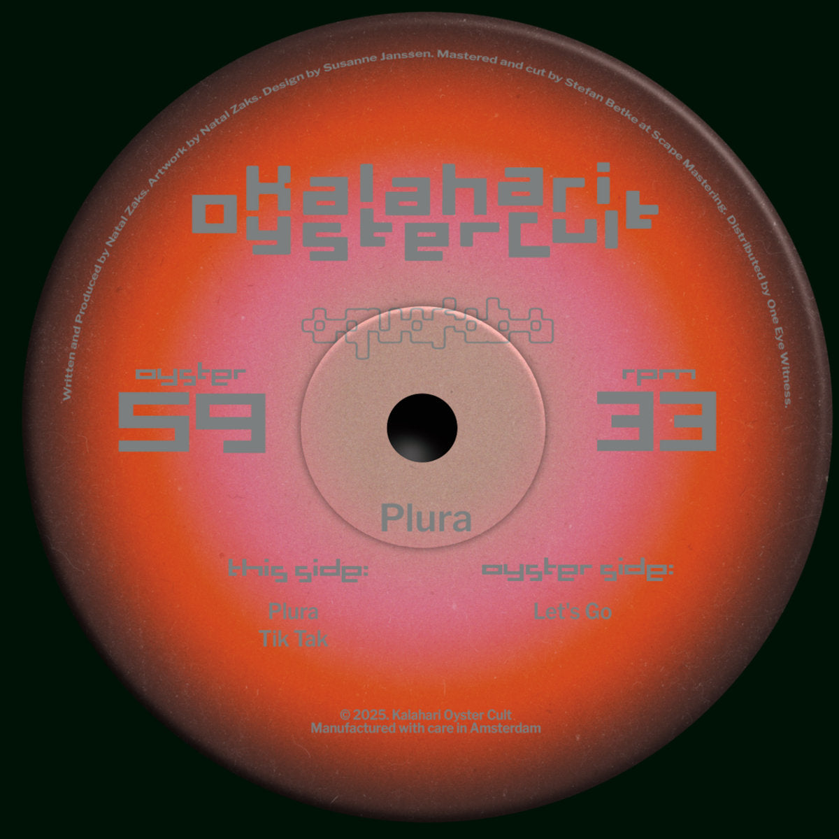 Aquafaba - Plura 2xLP (Natal Zaks aka Picture, Central)