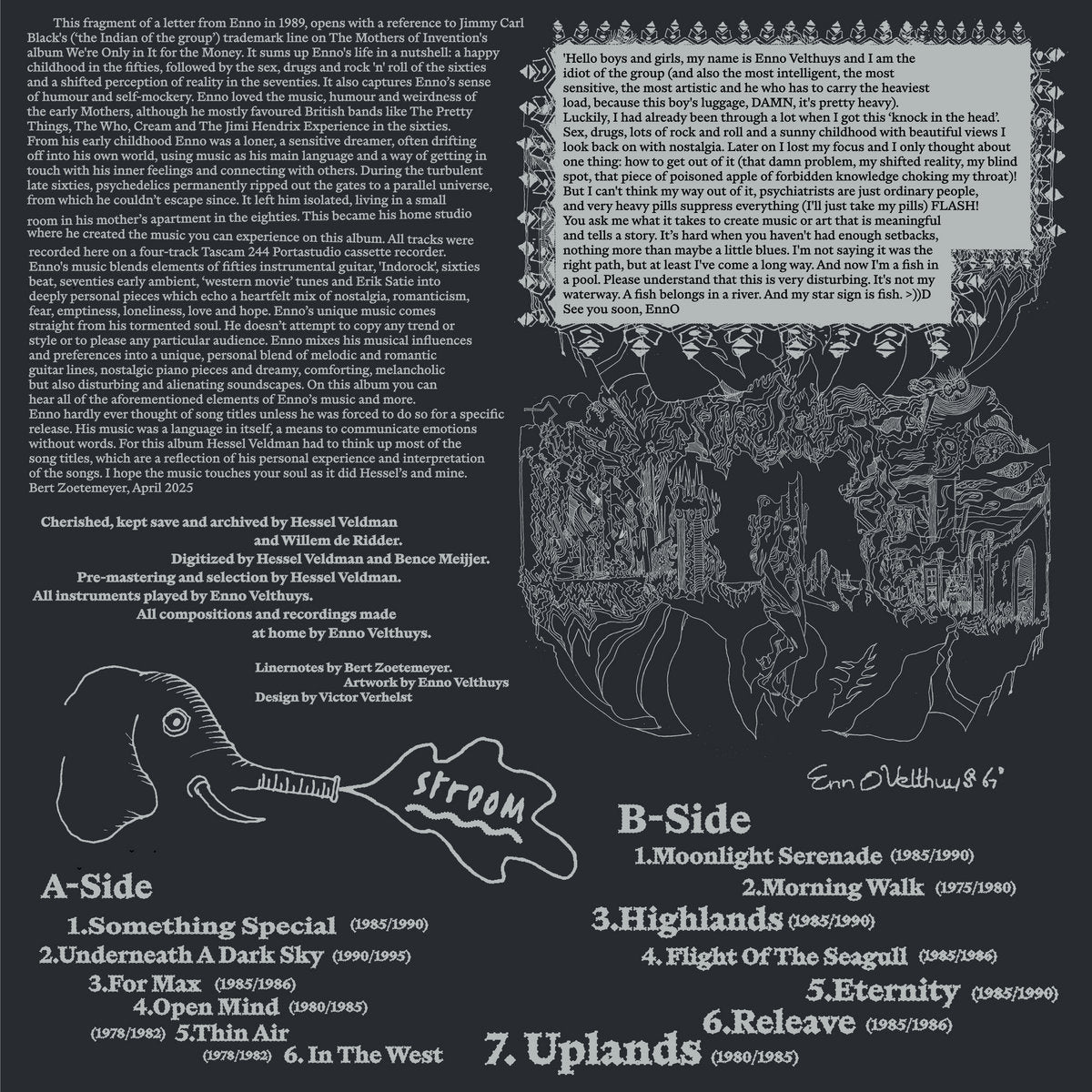 Enno Velthuys - Music from the Other Side of the Fence LP