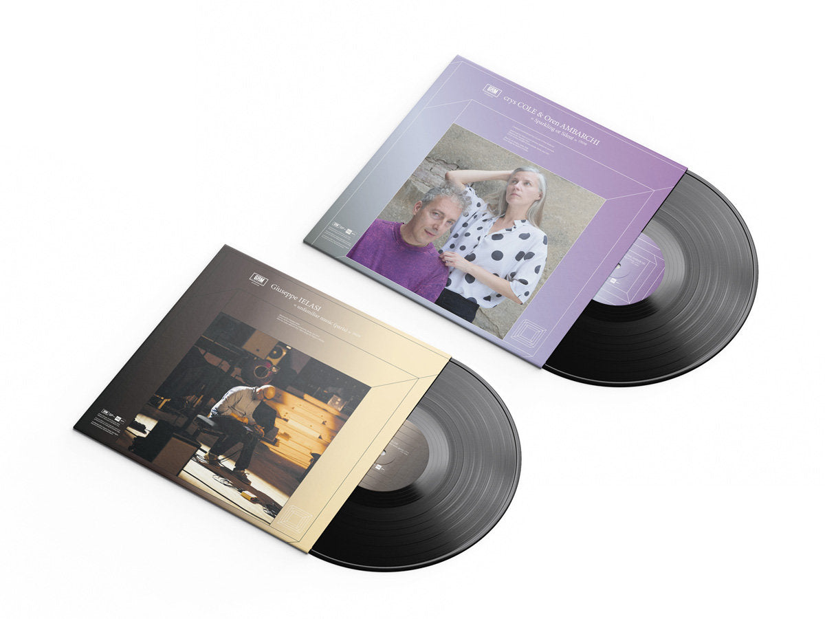 crys cole & Oren Ambarchi / Giuseppe Ielasi - Sparkling or Silent / unfamiliar music (paris) LP