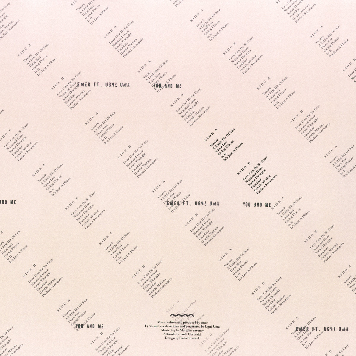 emer feat. Ugnė Uma - you and me LP (Pre-order)