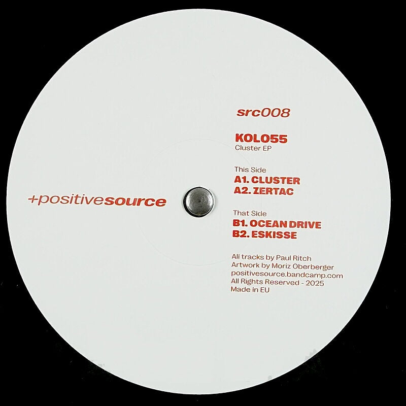 KOLO55 (aka Paul Ritch) - Cluster EP 12"