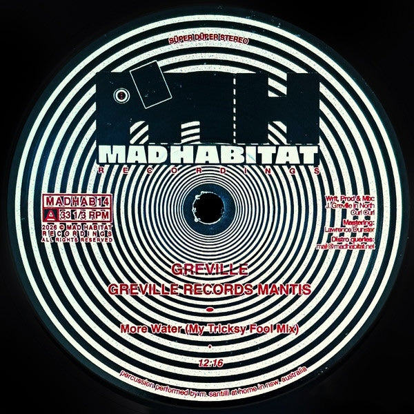 Greville - Greville Records Mantis 12"