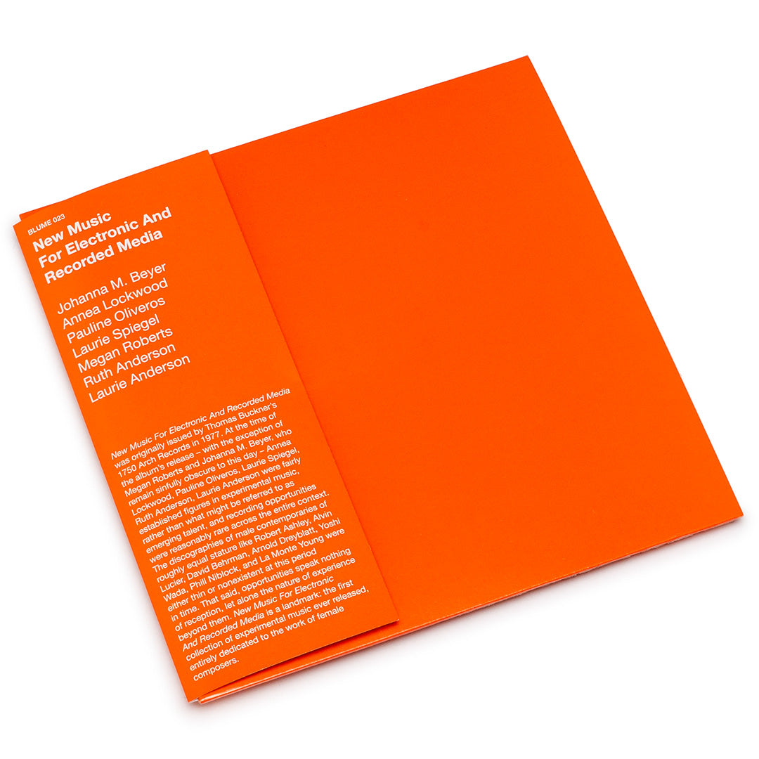 V/A - New Music for Electronic and Recorded Media LP