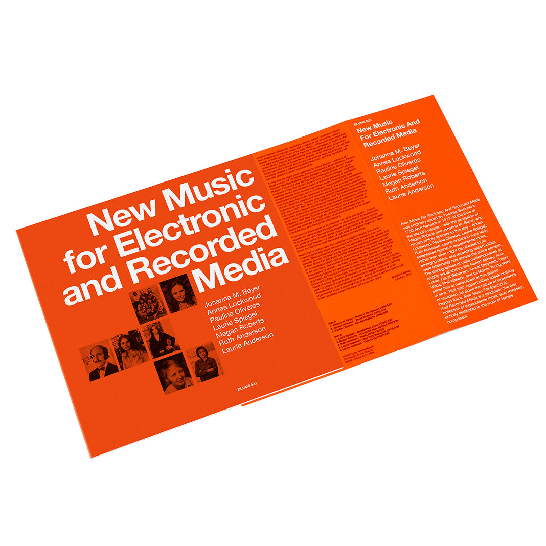 V/A - New Music for Electronic and Recorded Media LP
