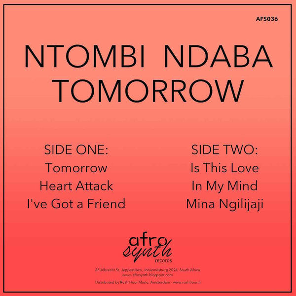 Ntombi Ndaba - Tomorrow LP