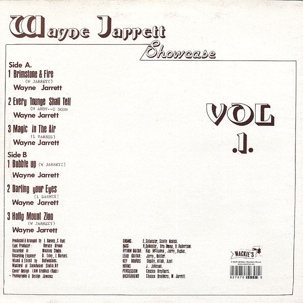 Wayne Jarrett - Showcase Vol.1 LP