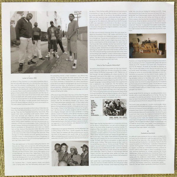 Freestyle Fellowship - To whom it may concern... 2xLP