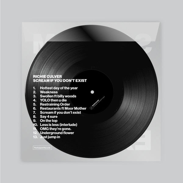 Richie Culver - Scream If You Don't Exist LP