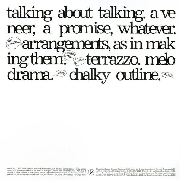 Guests - "i wish i was special" LP
