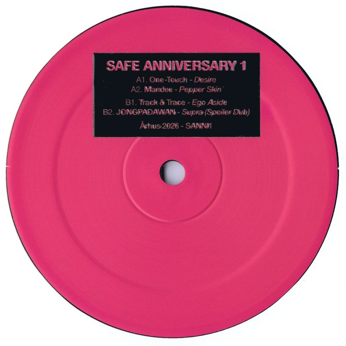 One Touch / Mandee / Track & Trace / Jangpadawan - Safe Anniversary 1 EP 12" (Pre-order)
