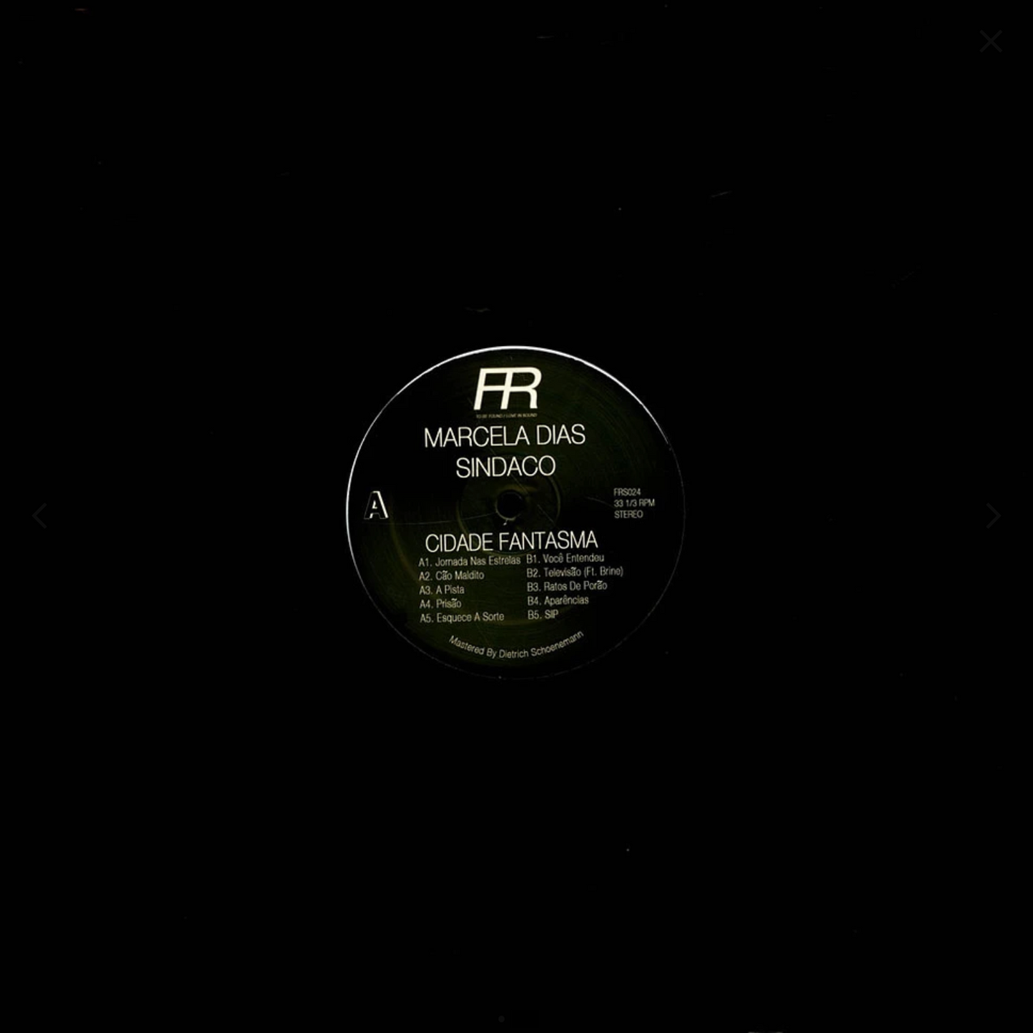 Marcela Dias Sindaco - Cidade Fantasma mini-LP
