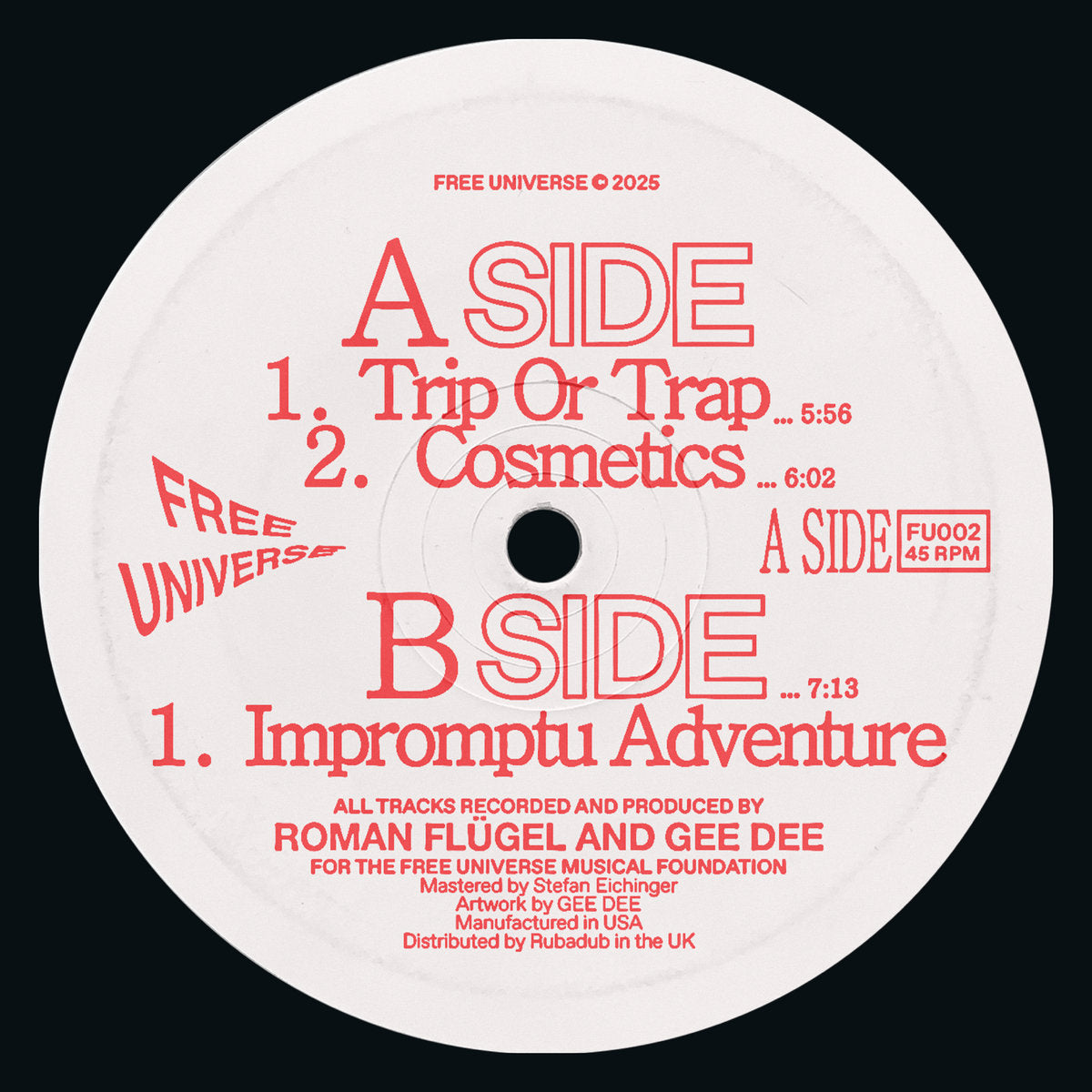 Roman Flügel & Gee Dee – Impromptu Adventure EP 12"