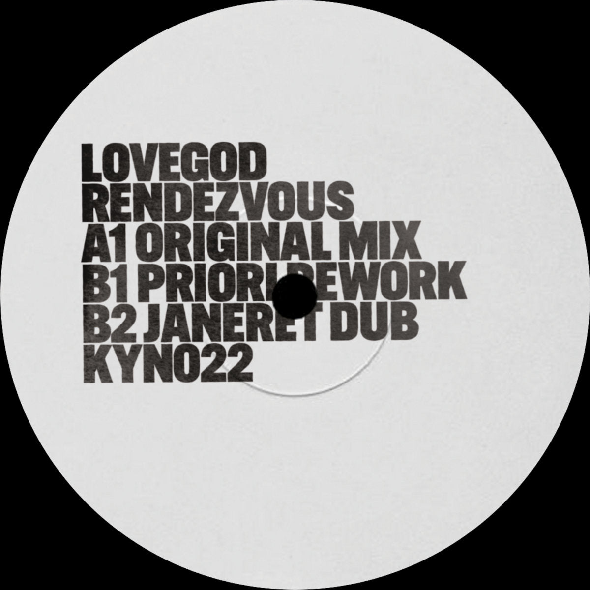 Lovegod - Rendezvous EP 12" w/ Priori Rework