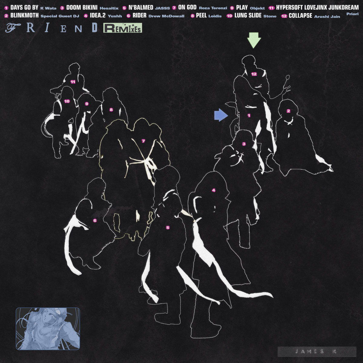 James K - Friend Remixes CD