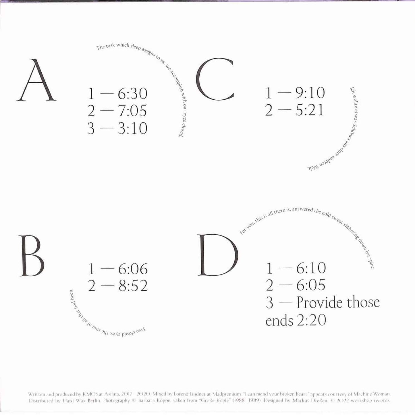 Kassem Mosse - Workshop 32 - 2xLP