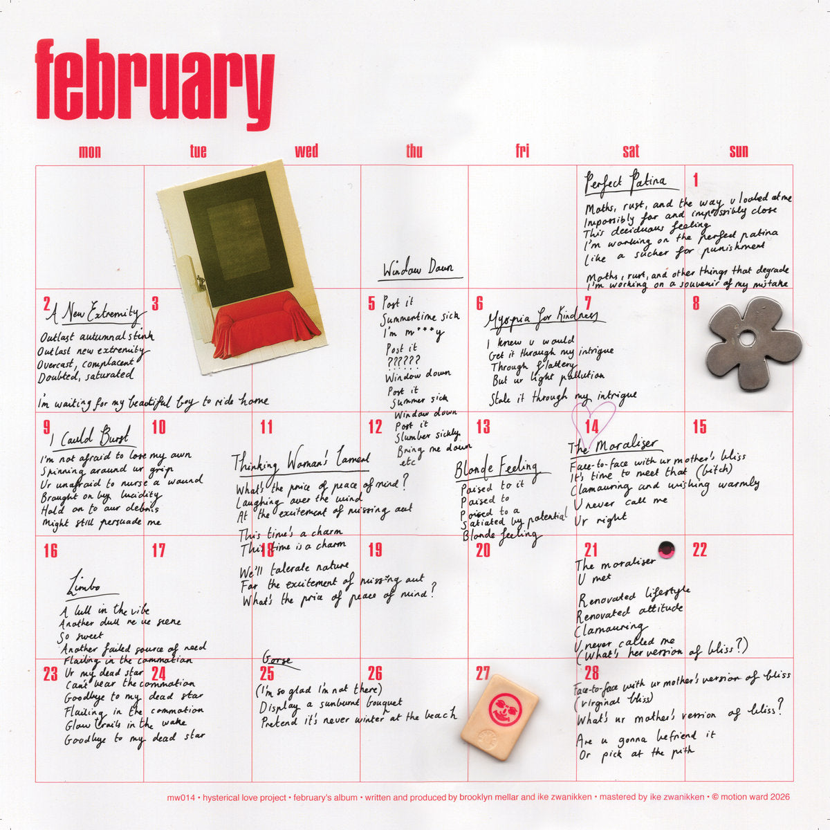 Hysterical Love Project - February's Album LP (Motion Ward) (Pre-order)