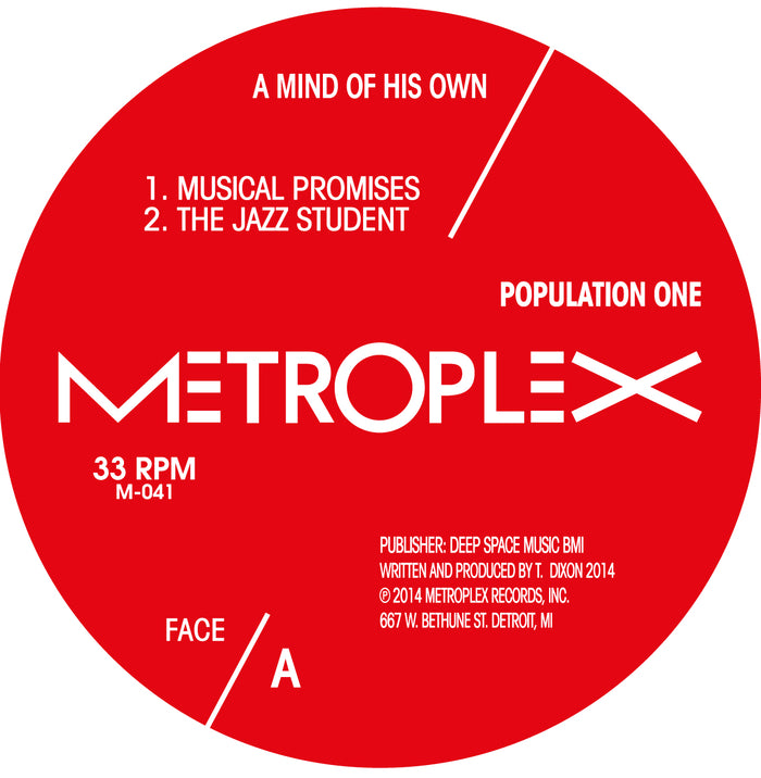 Population One - A Mind of His Own 12"
