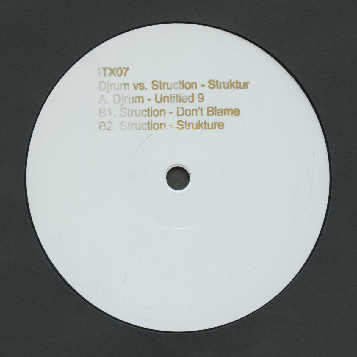 DJRUM vs. Struction - Struktur EP 12"