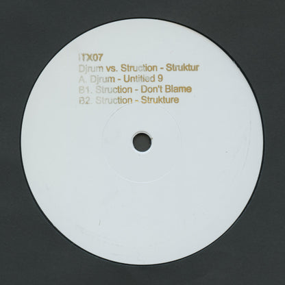 DJRUM vs. Struction - Struktur EP 12"