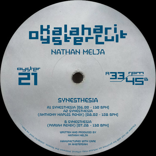 Nathan Melja - Synesthesia 12"