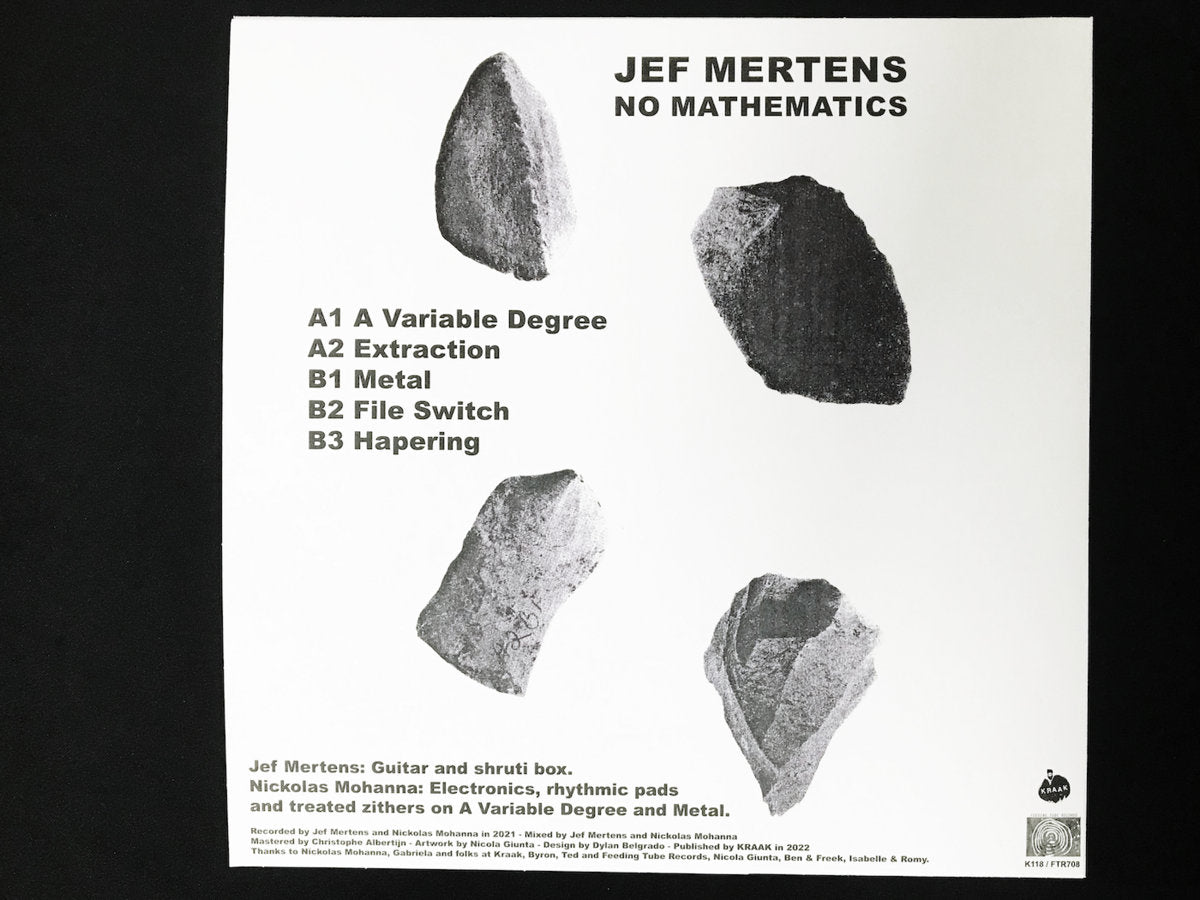 Jef Mertens - No Mathematics LP