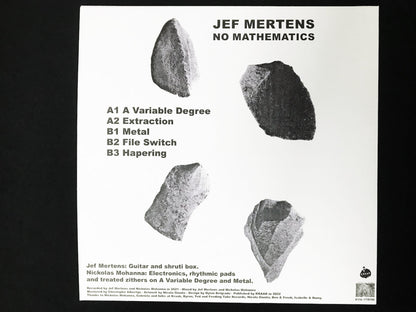 Jef Mertens - No Mathematics LP