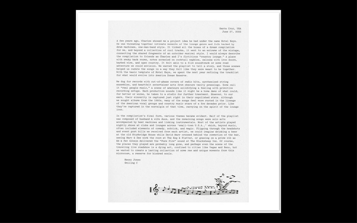 V/A - America Dream Reserve 2xLP (Smiling C)