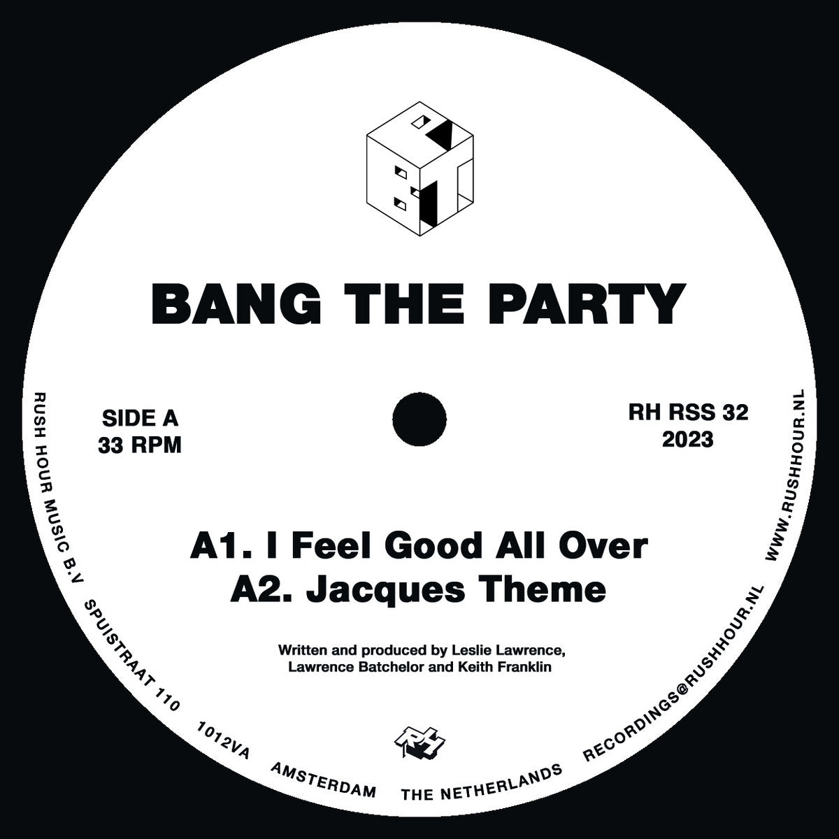 Bang The Party - I Feel Good All Over 12"