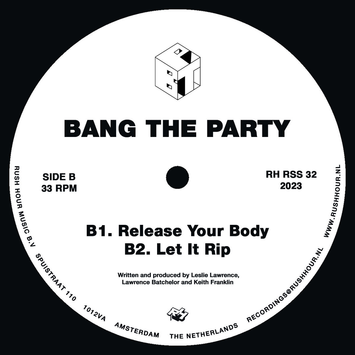 Bang The Party - I Feel Good All Over 12"