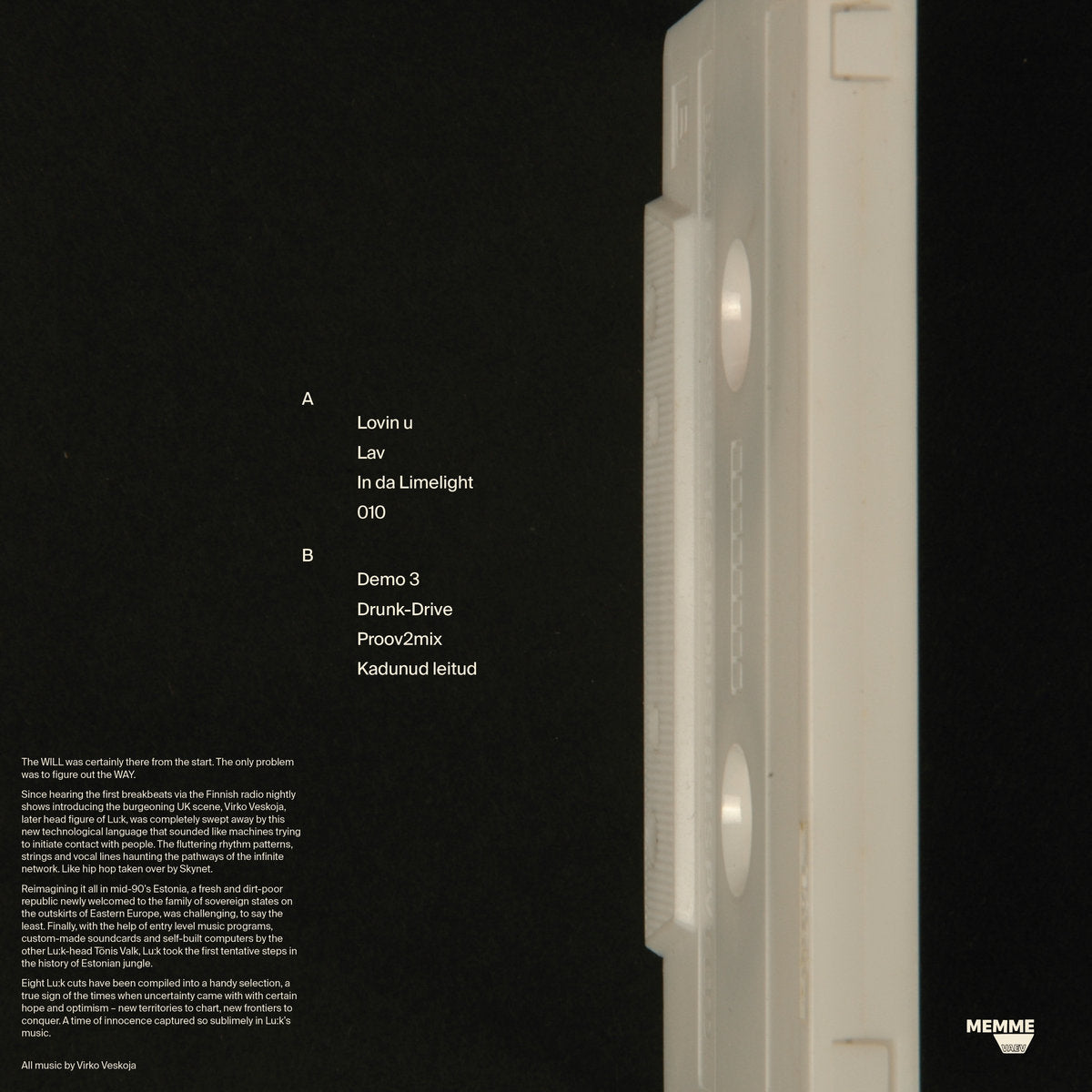 Lu:k - Lu:k (Estonian Jungle from 1994-1997) LP