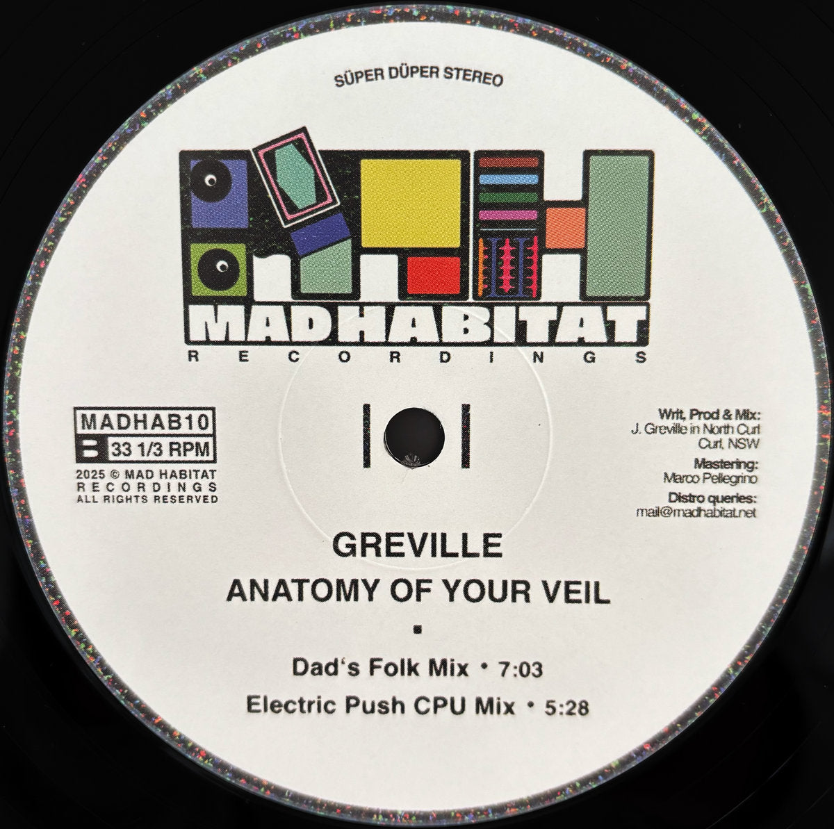 Greville - Anatomy of Your Veil 12"