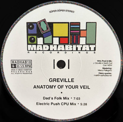 Greville - Anatomy of Your Veil 12"