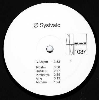 Ø (Mika Vainio) - Sysivalo LP + CD