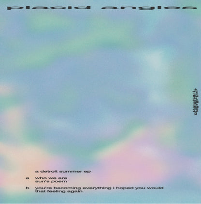 Placid Angles (John Beltran) - A Detroit Summer EP 12"