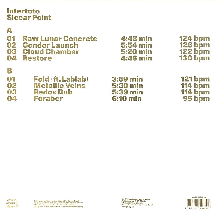 Intertoto - Siccar Point LP (Pre-order)