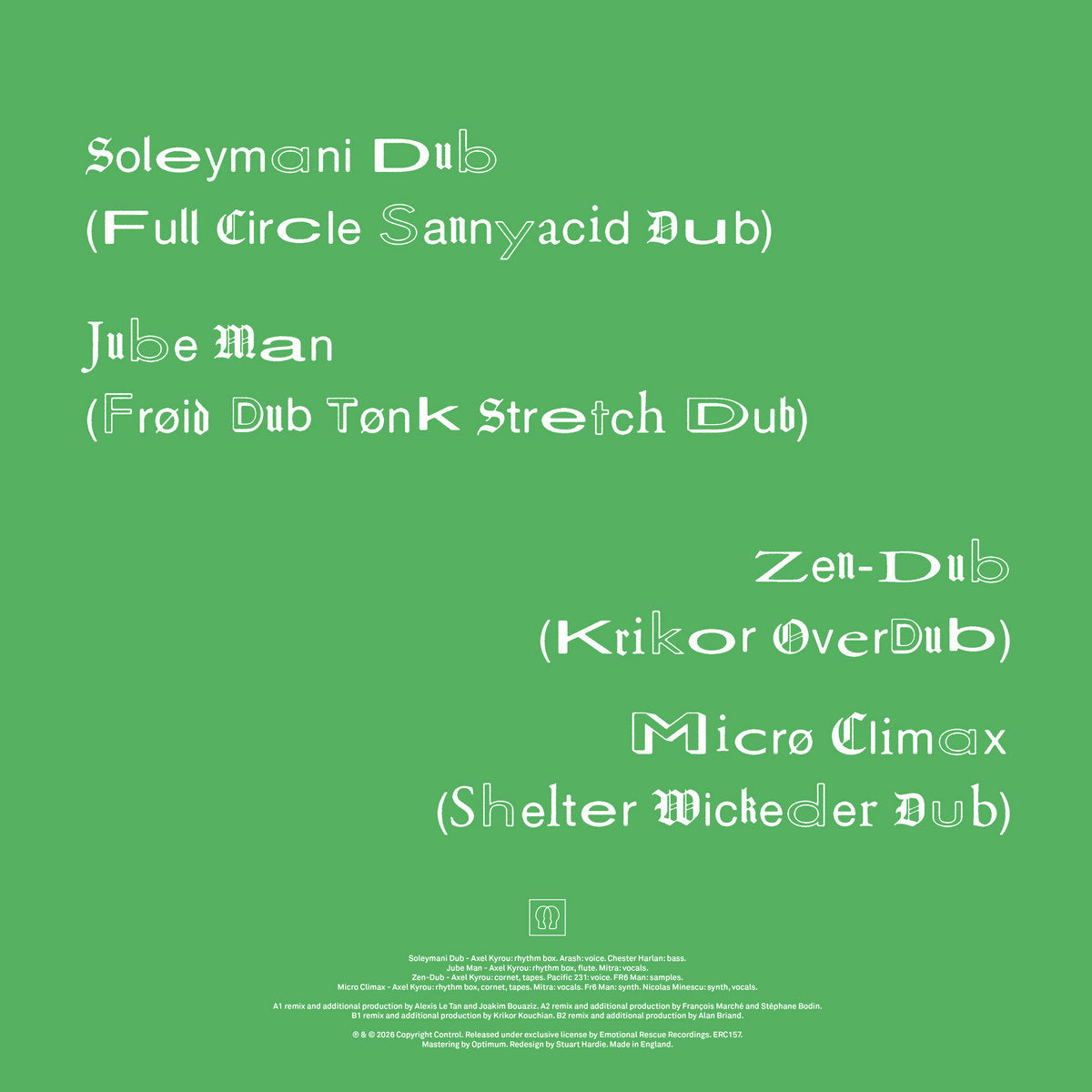 Vox Populi! - In Dub (w/ Full Circle, Froid Dub, Krikor & Shelter Remixes)